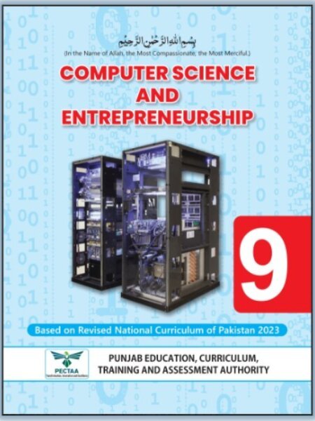 Class 9 Computer Science & Entrepreneurship (Revised) Textbook Cover Page-PECTAA SNC PCTB Salybuss